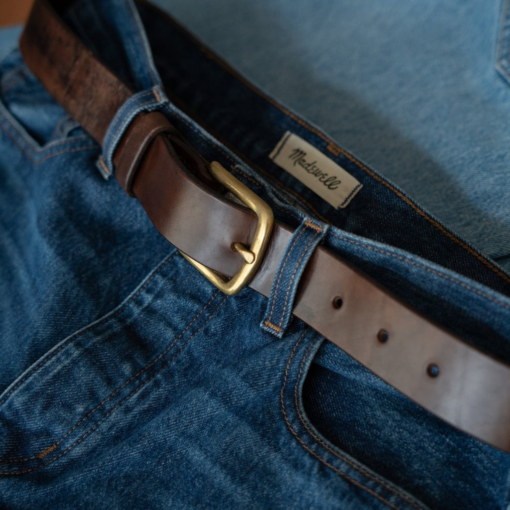 Premium Genuine Leather Belt for Men – Classic & Durable