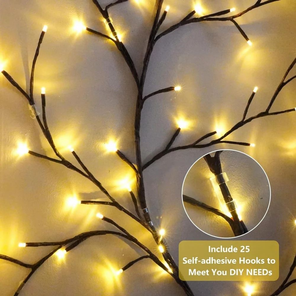 6 feet Cherry Blossom Flower Tree Branch LED Light for Home Decor